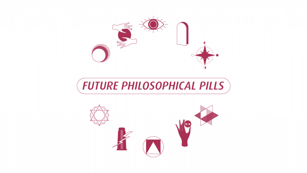 Future Philosophical Pills Cluster Illustration Future Philosophical Pills Cluster Illustration